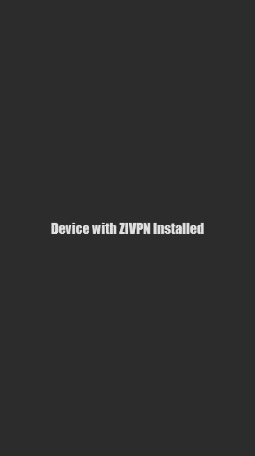 Screenshot of Device with ZIVPN Installed